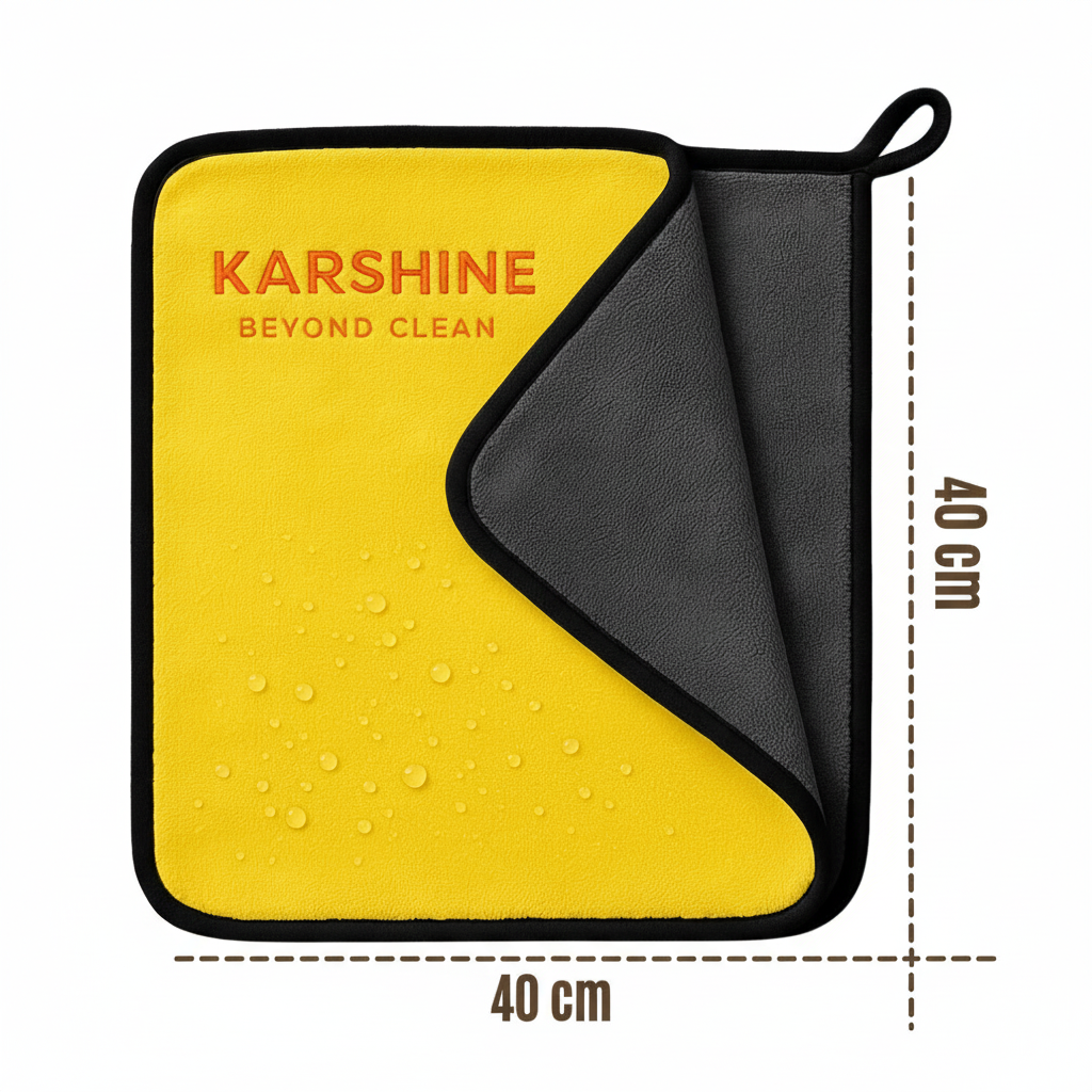 Karshine Towel 40x40 White Background