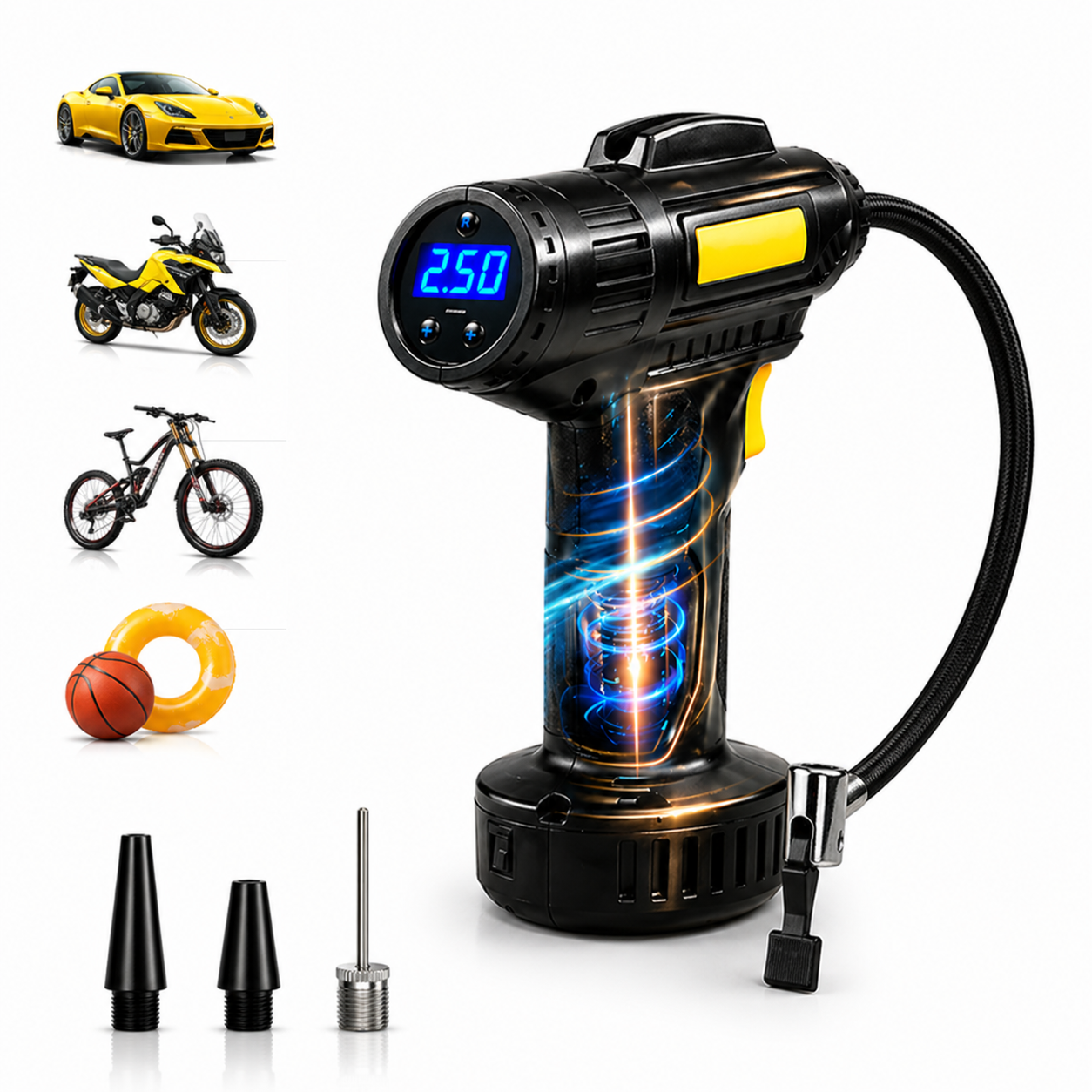 InflateGo™ - Portable Tire Inflator 150 PSI